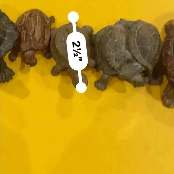 Five Miniature Turtles Collection Some Wooden Some Stone All Very Cute 🐢🐢 - Picture 13 of 16